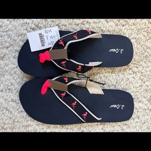 NWT J. Crew flip flops